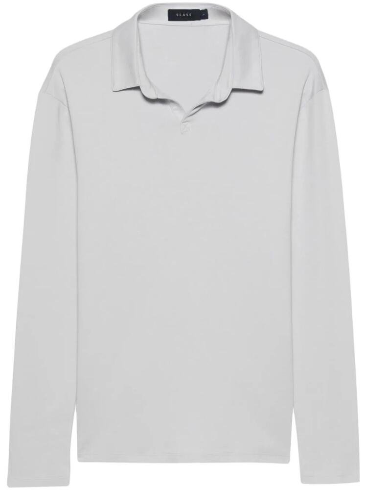 Sease Supima-cotton polo shirt - Grey Cover