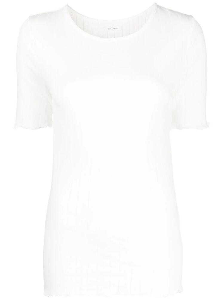 Skall Studio Edie Pointelle Tee - White Cover