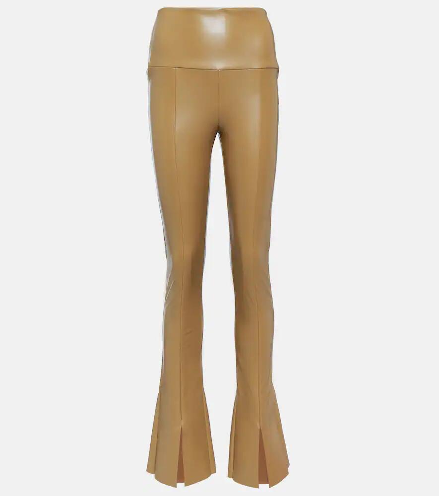 Norma Kamali Spat faux leather leggings Cover