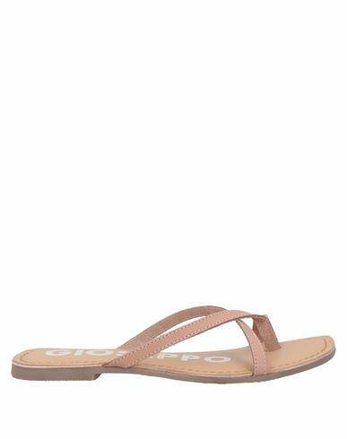 Gioseppo Woman Thong sandal Blush Soft Leather Cover