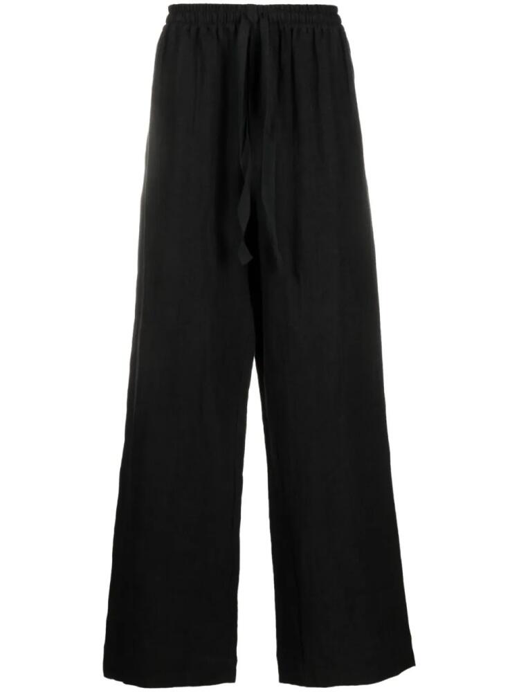 COMMAS mid-rise wid-leg trousers - Black Cover