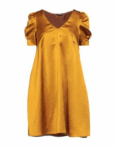 Malìparmi Woman Mini dress Ocher Polyester Cover