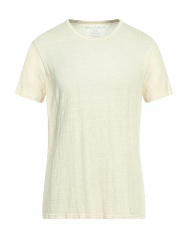 Majestic Filatures Man T-shirt Cream Linen, Elastane Cover