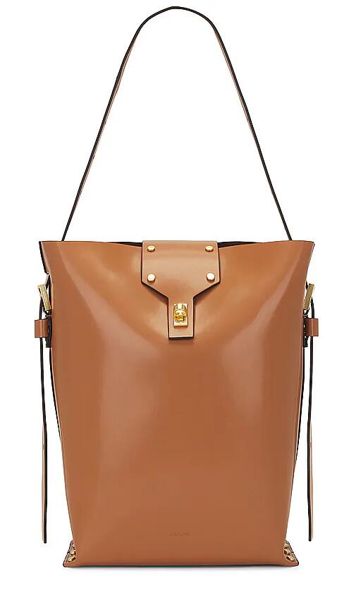 ALLSAINTS Miro Shoulder Bag in Cognac Cover