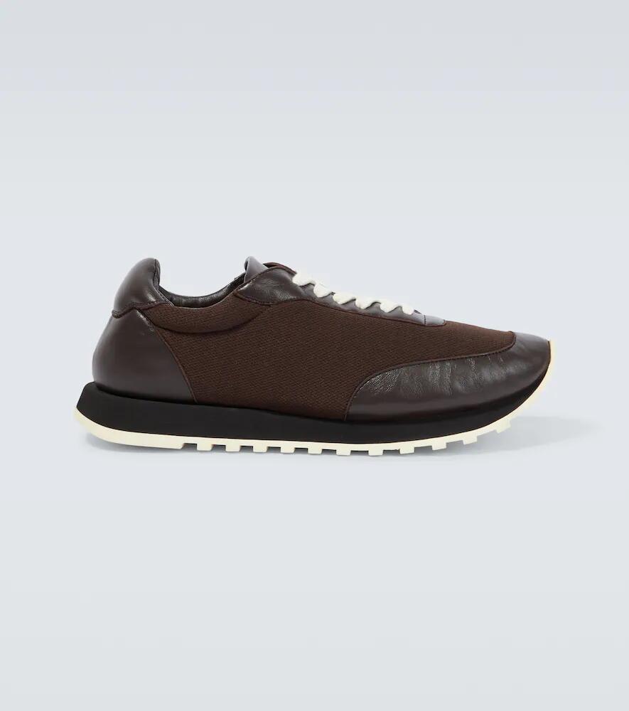 The Row Owen Runner leather-trimmed sneakers Cover