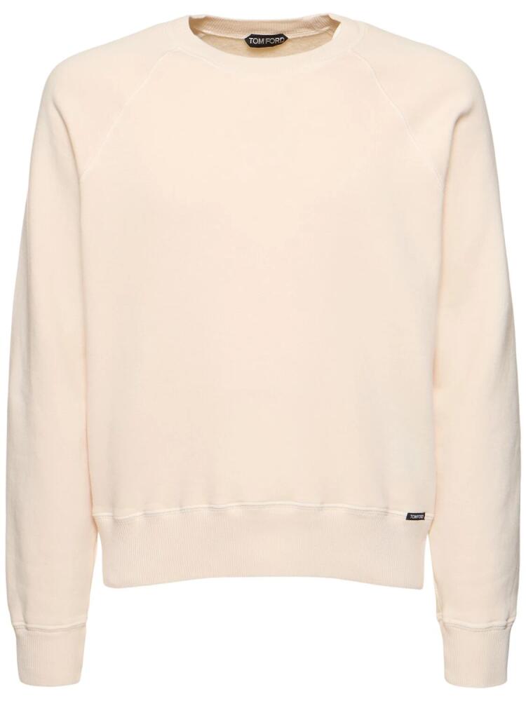 TOM FORD Vintage Garment Dyed Cotton Sweatshirt Cover