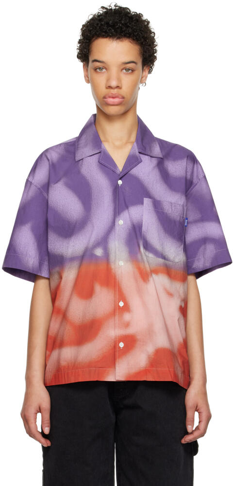 Awake NY Purple & Orange Tercer Mundo Edition Dip-Dyed Shirt Cover