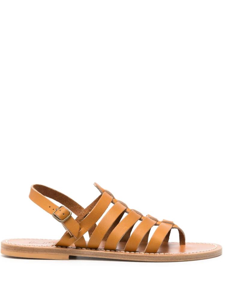 K. Jacques Homer caged leather sandals - Neutrals Cover