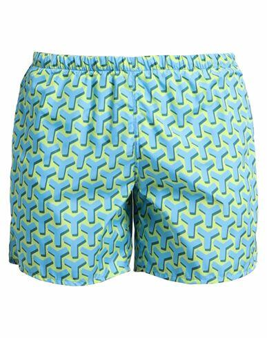 Yes I Am Man Swim trunks Light green Polyester Cover