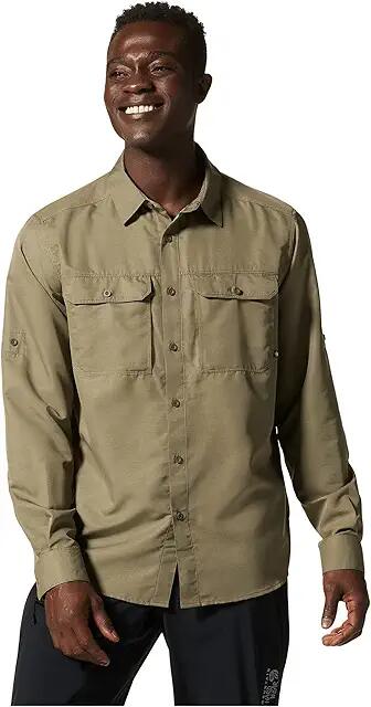 Mountain Hardwear Big Tall Canyon Long Sleeve Shirt (Stone Green) Men's Clothing Cover