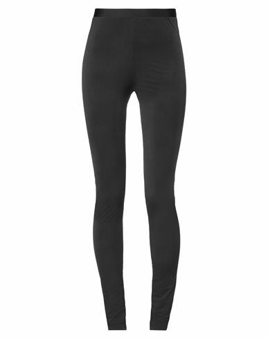 Cinqrue Woman Leggings Black Polyester, Elastane Cover