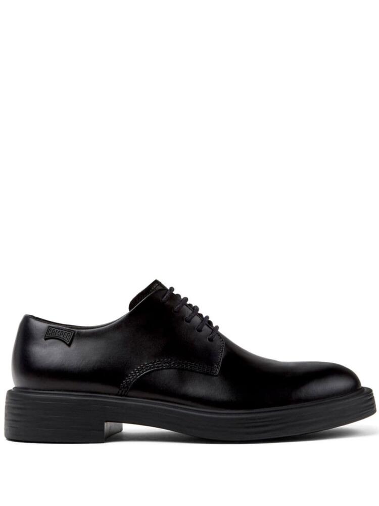 Camper Dean lace-up leather derby shoes - Black Cover