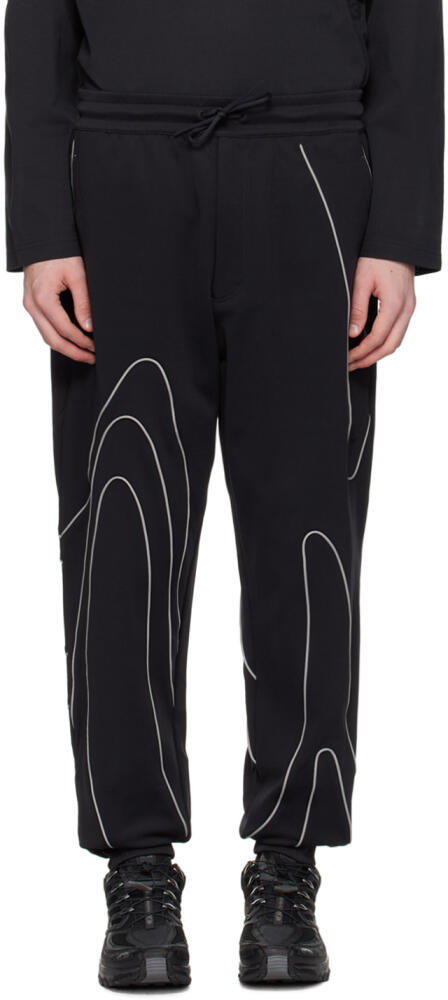 Y-3 Black Piped Track Pants Cover