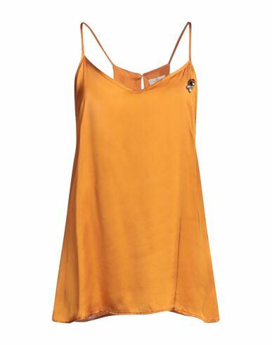 Rebel Queen Woman Top Ocher Viscose Cover