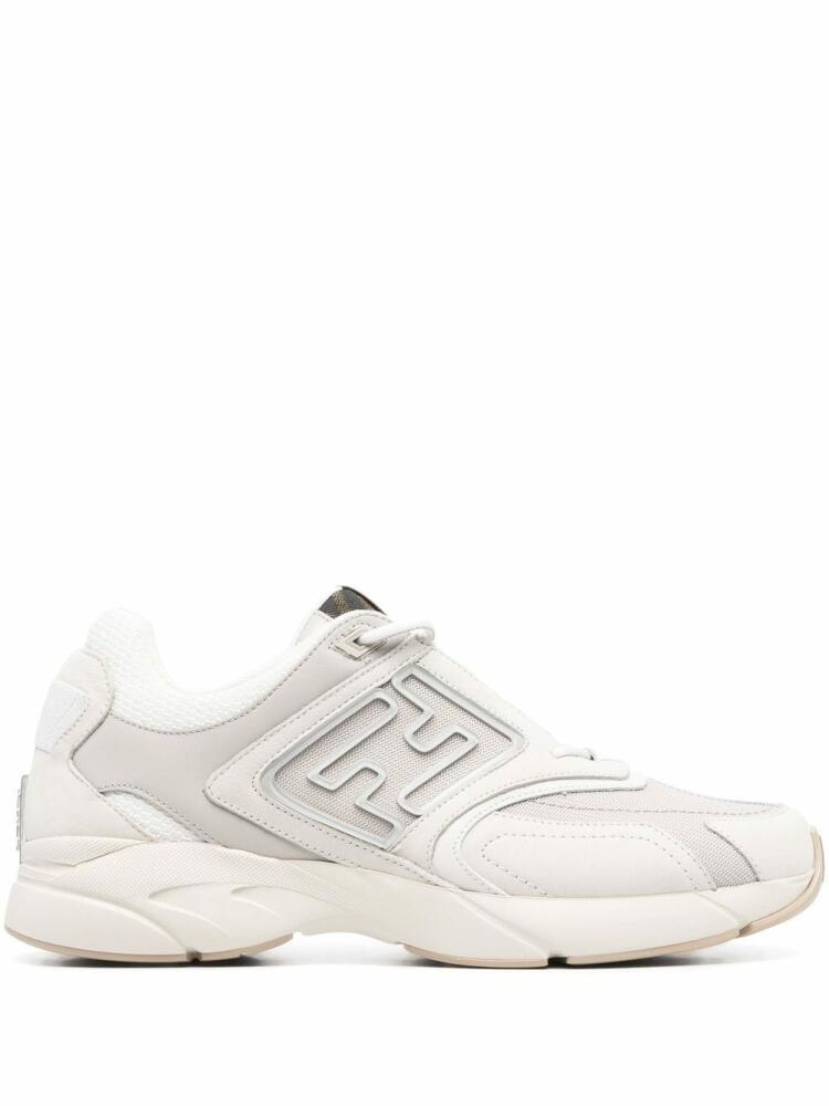 FENDI panelled low-top sneakers - Neutrals Cover