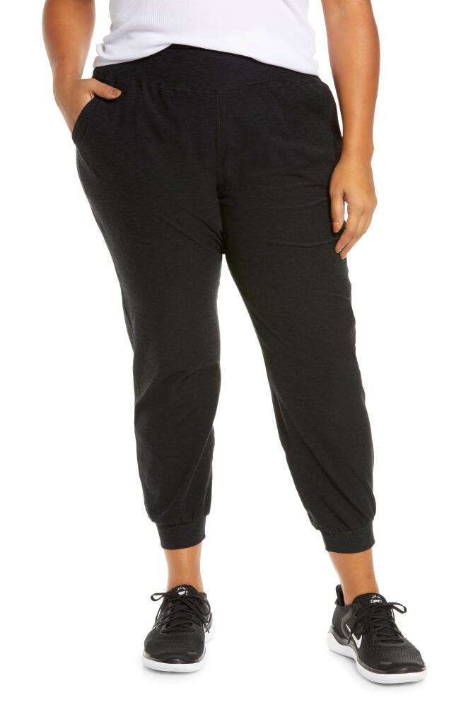 Beyond Yoga Space Dye Midi Joggers in Darkest Night Cover