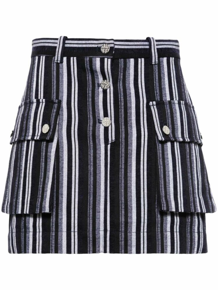 Baum Und Pferdgarten Sheza striped skirt - Blue Cover