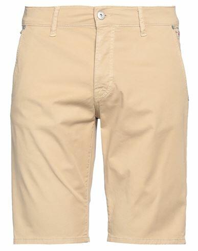 Roÿ Roger's Man Shorts & Bermuda Shorts Beige Cotton, Elastane Cover