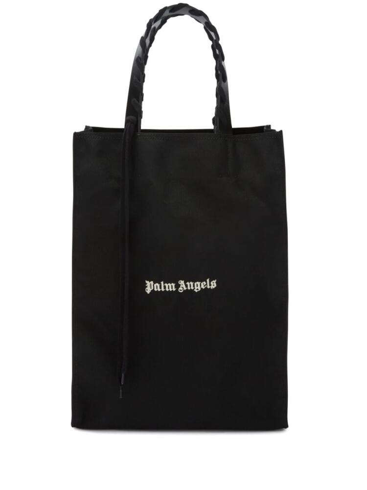 Palm Angels logo-print tote bag - Black Cover