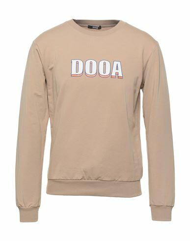 Dooa Man Sweatshirt Light brown Cotton, Elastane Cover