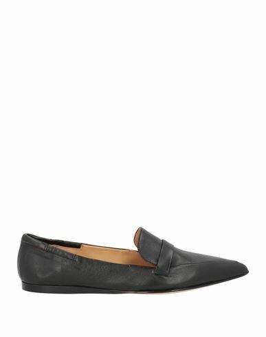 Pomme D'or Woman Loafers Black Soft Leather Cover