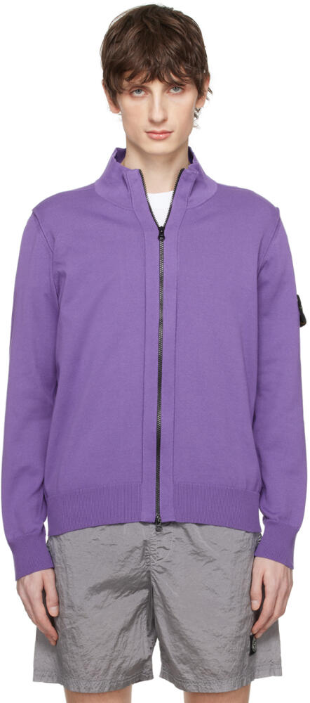 Stone Island Purple Patch Sweater Cover