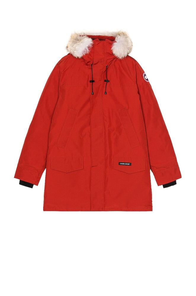 Canada Goose Langford Parka in Red Cover