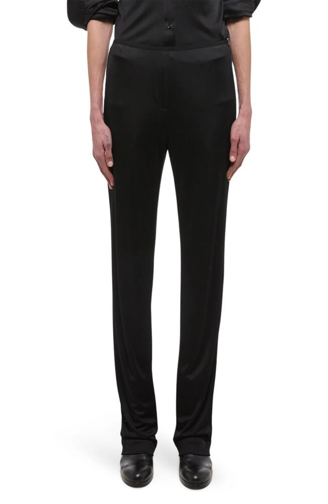 Helmut Lang Fluid Liquid Jersey Pants in Black Cover