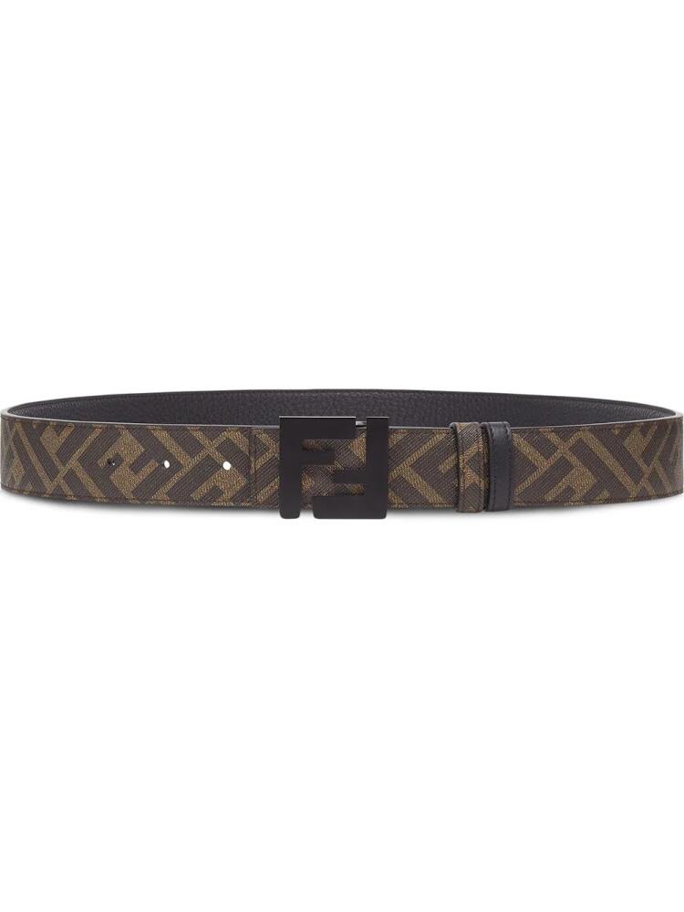 FENDI FF-motif reversible belt - Black Cover