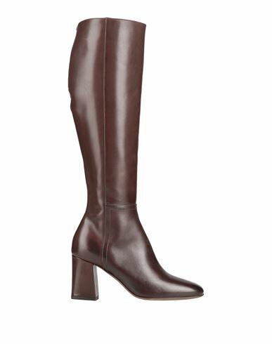 Alberto Fasciani Woman Boot Dark brown Leather Cover