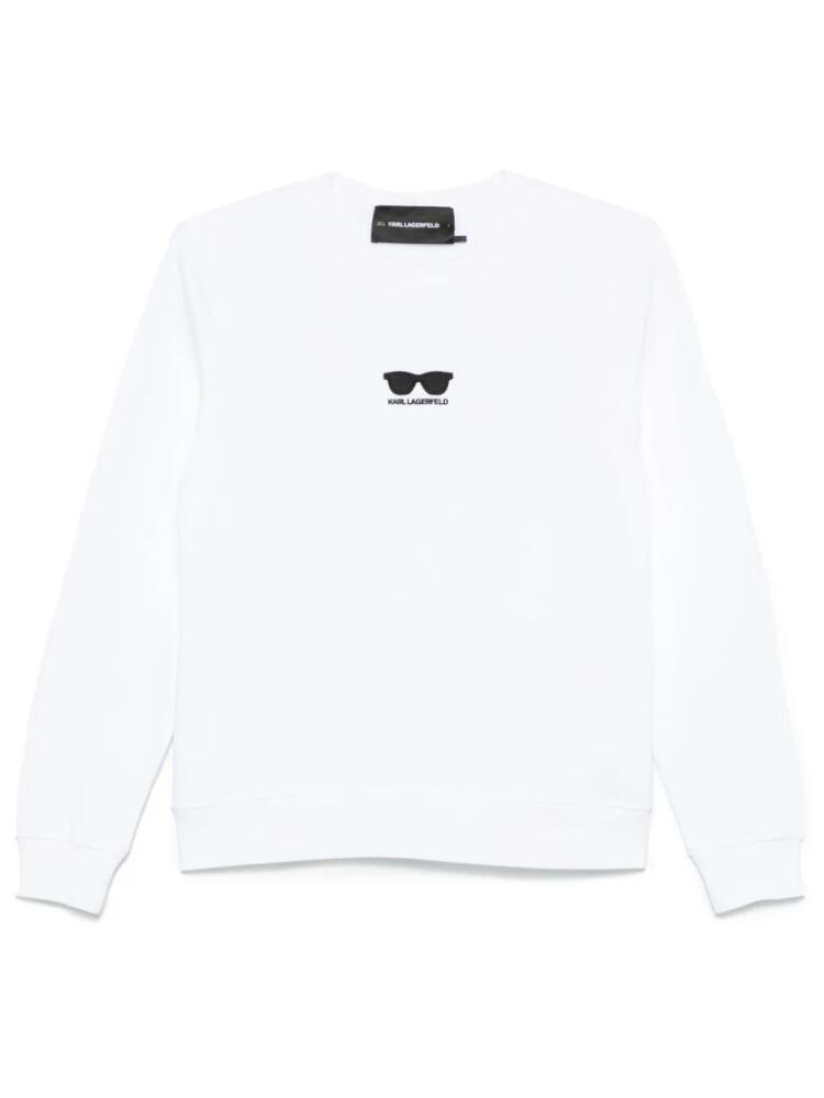 Karl Lagerfeld Sunglasses sweatshirt - White Cover