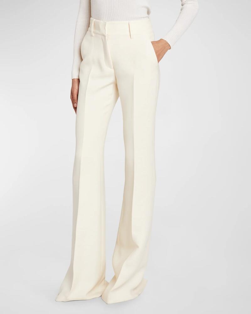 Gabriela Hearst Rhein Flare Crepe Pants Cover