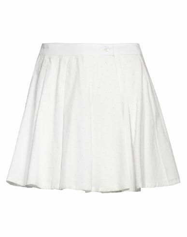 La Semaine Paris Woman Mini skirt White Cotton Cover