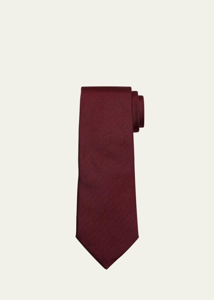 ZEGNA Men's Brera Silk Tie Cover