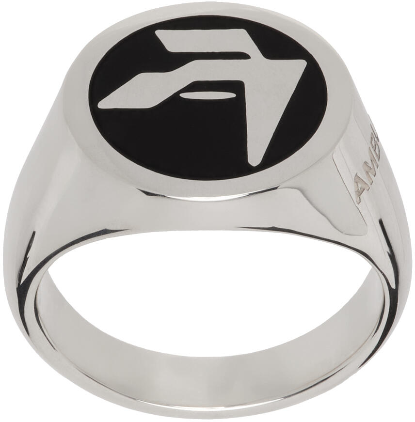 AMBUSH Silver Graphic Ring Cover