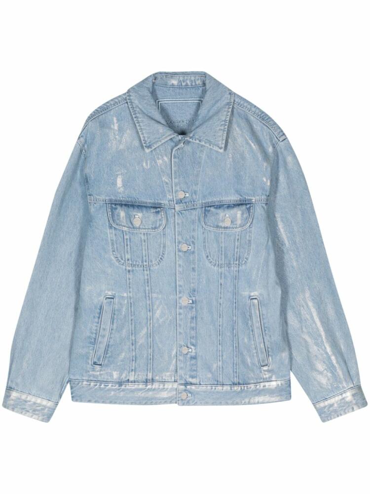 Wooyoungmi stained-effect denim jacket - Blue Cover