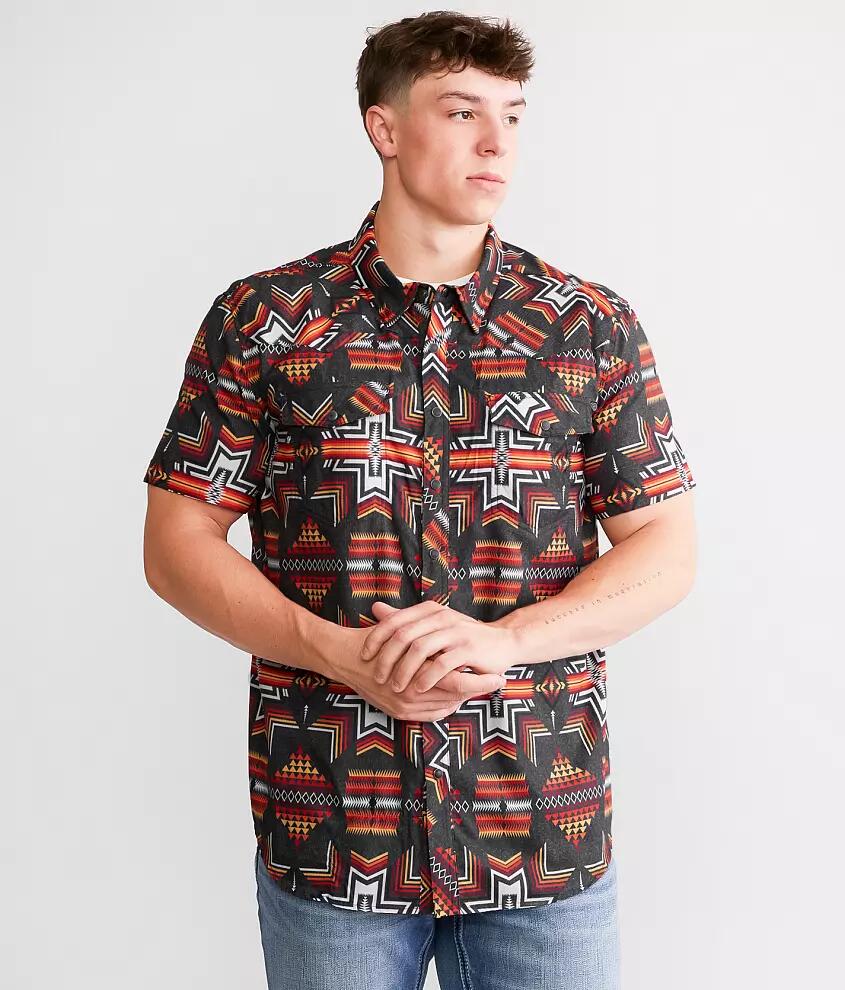 Rock & Roll Denim Tek Aztec Shirt Cover