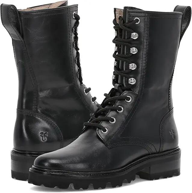 Frye Olivia Combat (Black) Women's Boots Cover