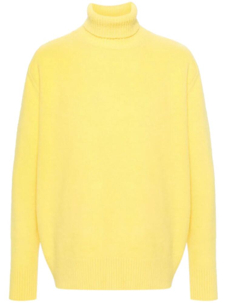 OAMC Whistler roll-neck jumper - Yellow Cover