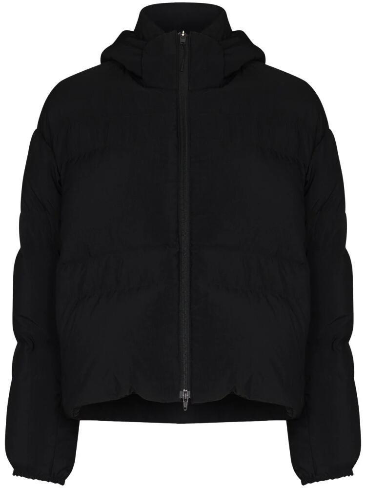 Y-3 tonal logo puffer jacket - Black Cover