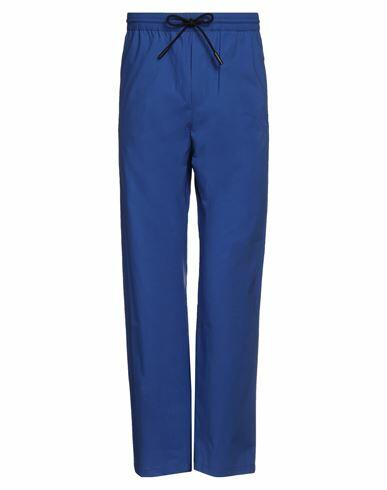 Marcelo Burlon Man Pants Blue Cotton, Polyester Cover