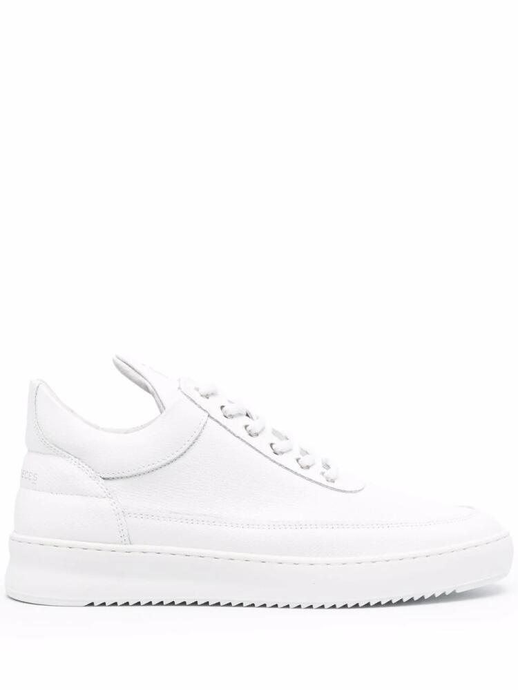 Filling Pieces logo low-top sneakers - White Cover