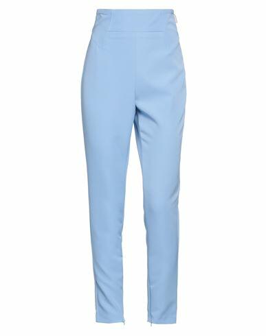 Relish Woman Pants Light blue Polyester, Elastane Cover