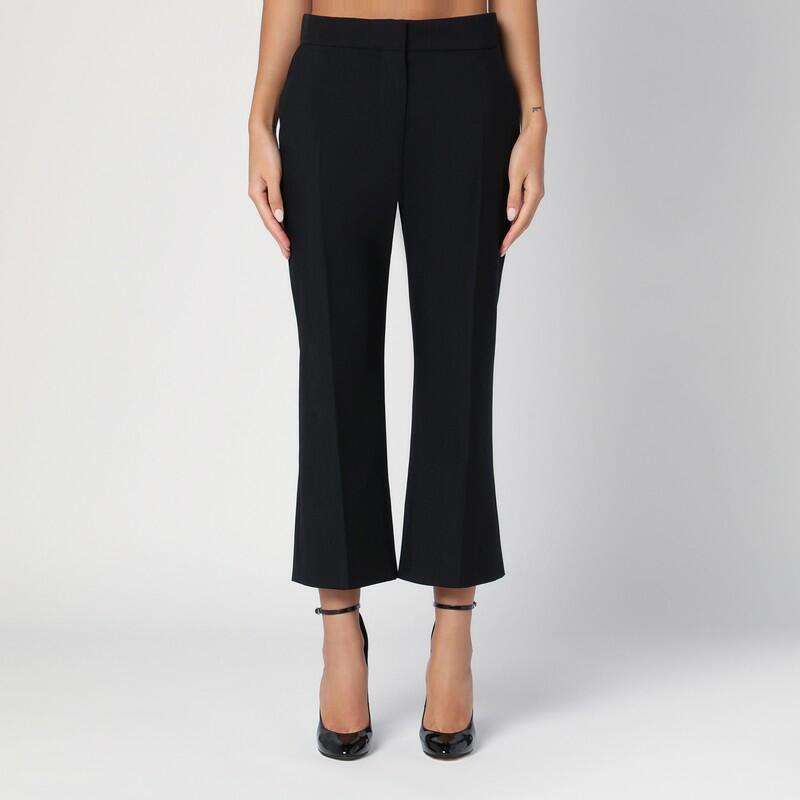 Alexander McQueen Black tailored trousers in wool Cover