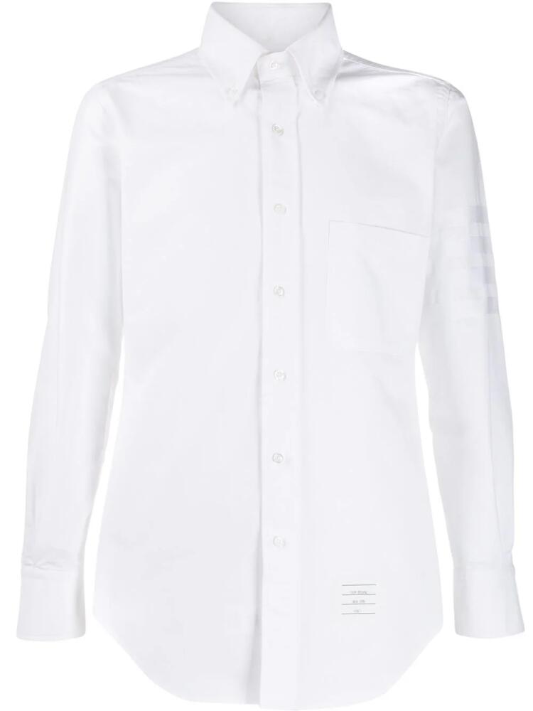 Thom Browne 4-Bar Oxford shirt - White Cover