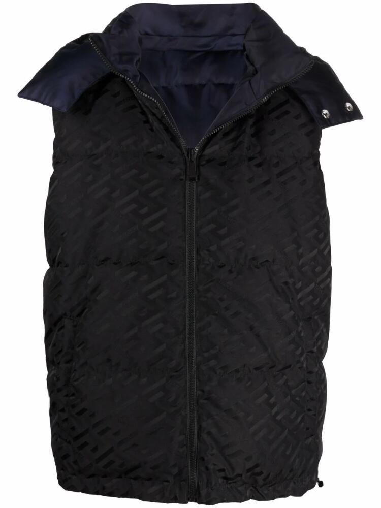 Versace sleeveless padded gilet - Black Cover