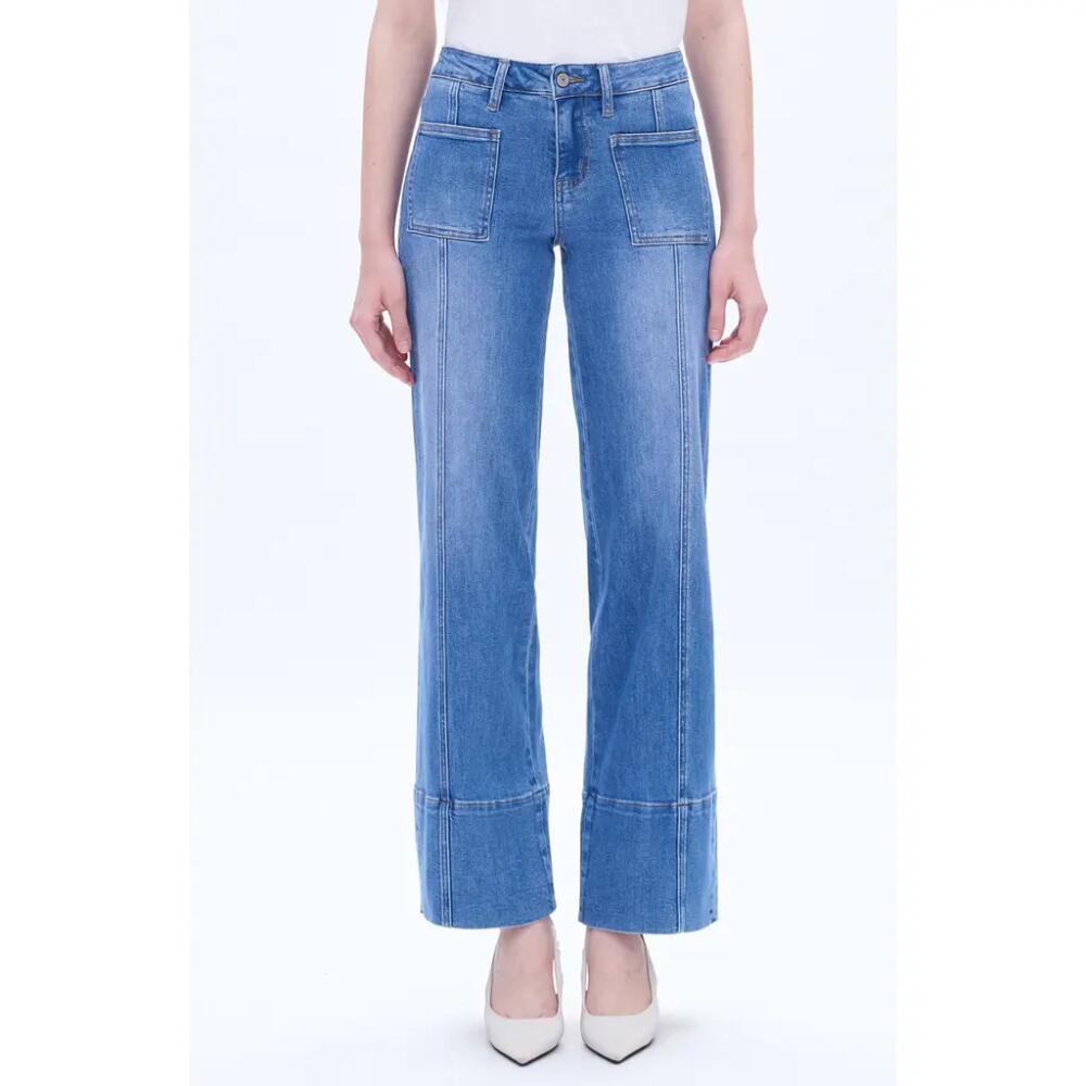 Bayeas Katia Patch Pocket Wide Leg Jeans in Starlight Cover