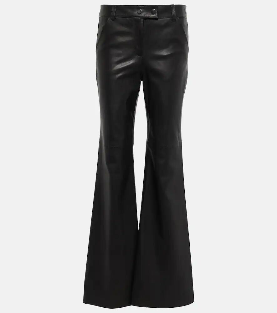 Dorothee Schumacher Sleek Statement leather flared pants Cover