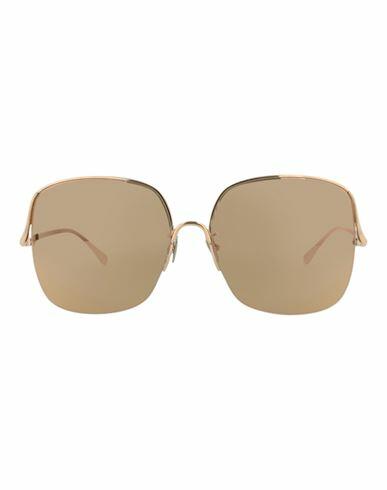 Pomellato Square-frame Metal Sunglasses Woman Sunglasses Gold Metal Cover