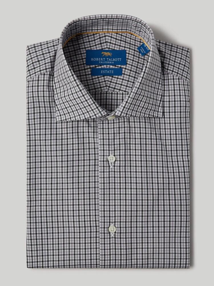 Robert Talbott Tattersall Craig Estate Dress Shirt in Black/gray Tattersall Cover